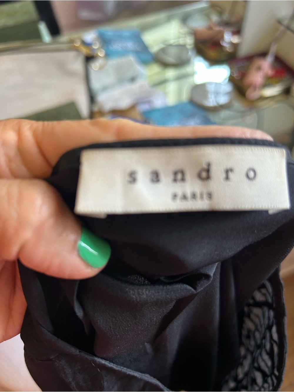 SANDRO button front blouse. - Picture 5 of 7